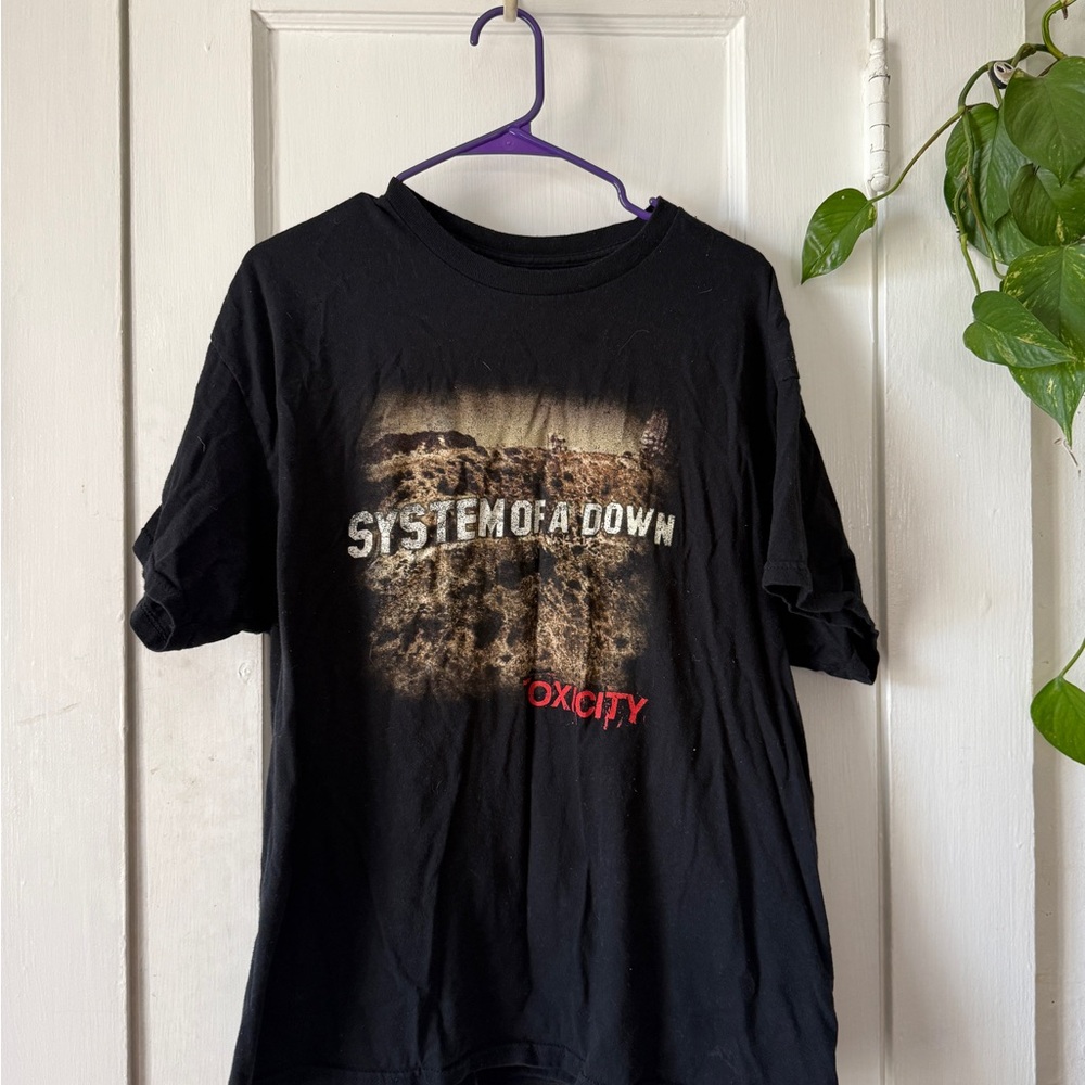 System Of A Down Toxicity Black Band Tee